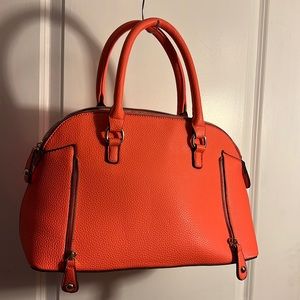 Black Rivet Orange Purse